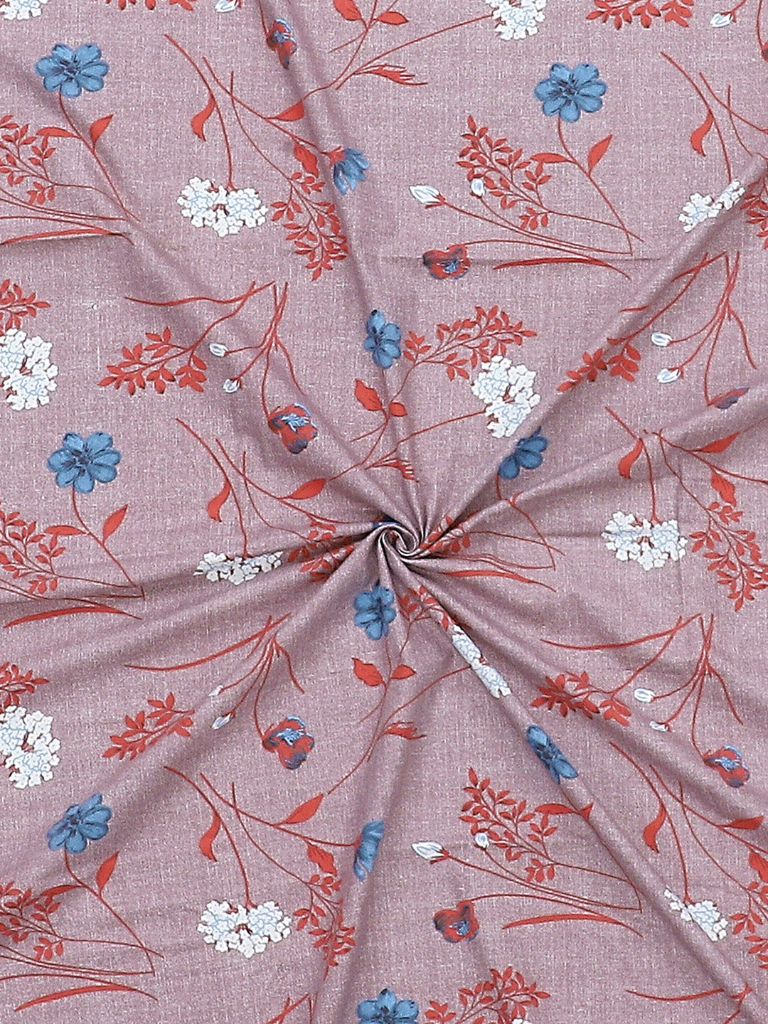 140 TC Cotton Double Bed Bedsheet with 2 Pillow Covers