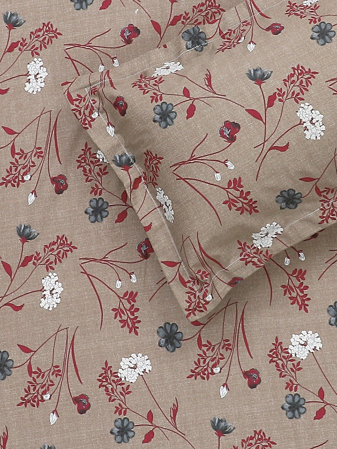 140 TC Cotton Double Bed Bedsheet with 2 Pillow Covers