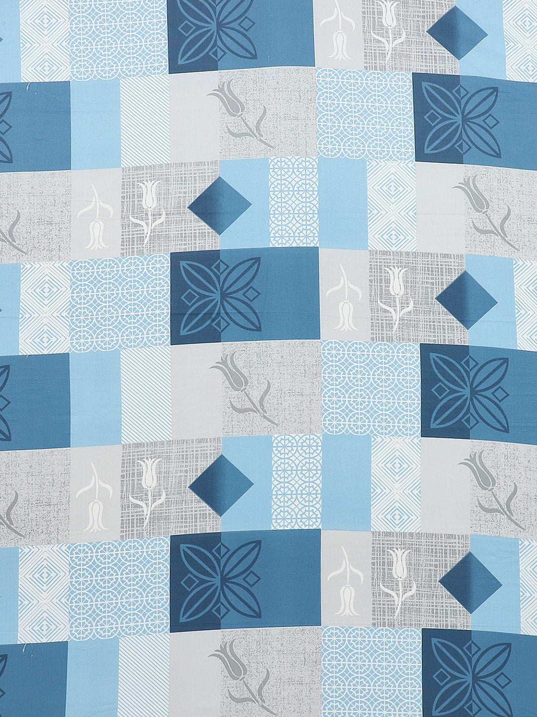 140 TC Cotton Double Bed Bedsheet with 2 Pillow Covers