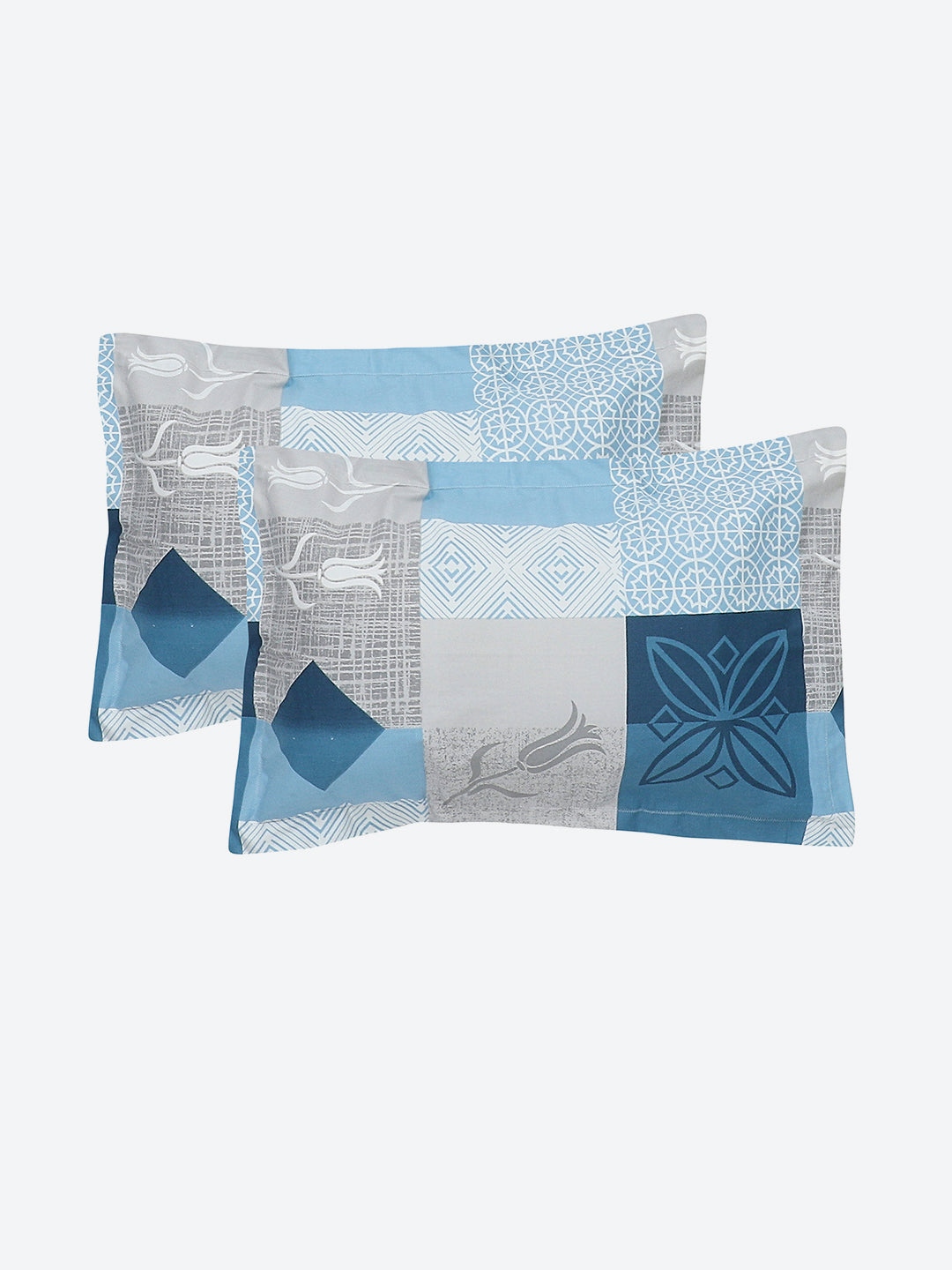 140 TC Cotton Double Bed Bedsheet with 2 Pillow Covers