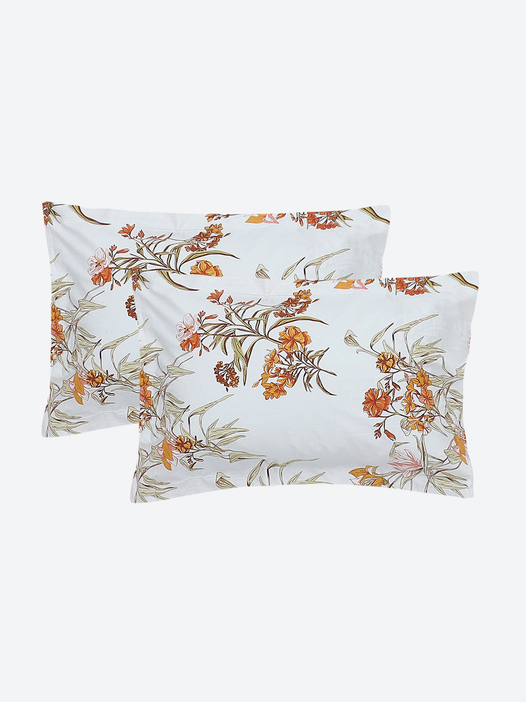 140 TC Cotton Double Bed Bedsheet with 2 Pillow Covers