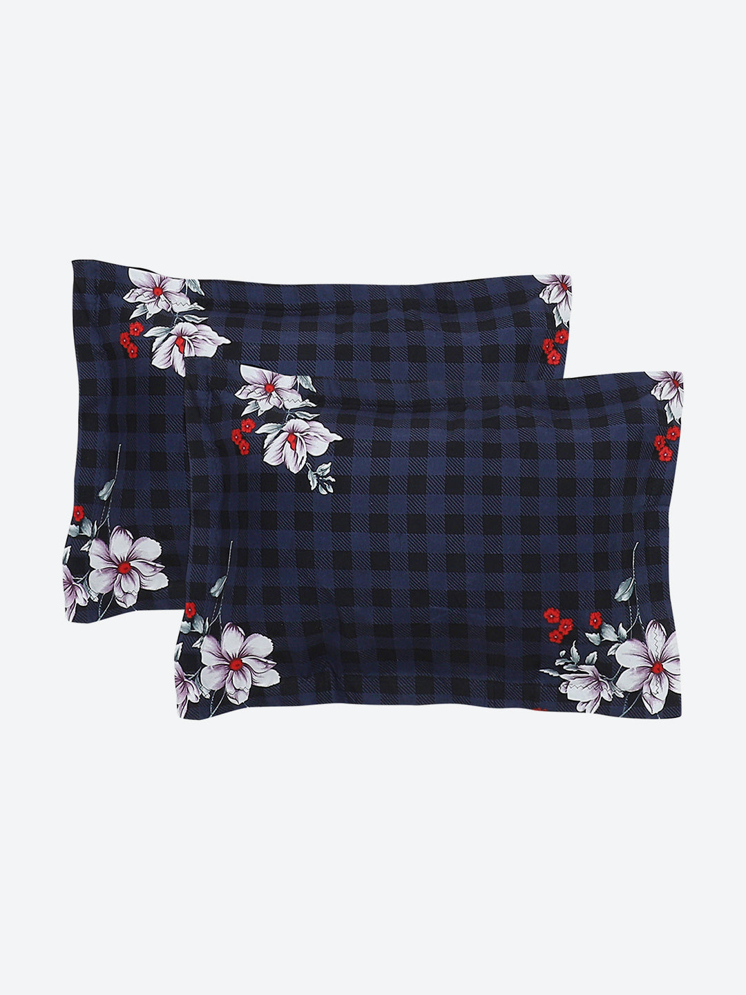 130 GSM Polyester Double Bed Bedsheet with 2 Pillow Covers