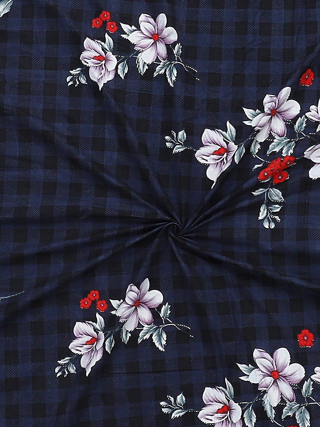 130 GSM Polyester Double Bed Bedsheet with 2 Pillow Covers