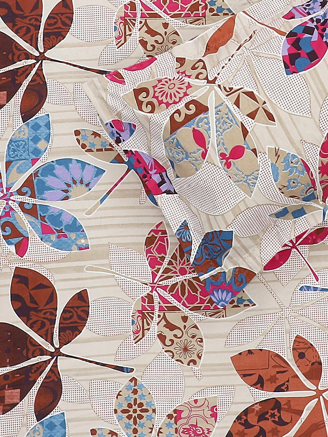 130 GSM Polyester Double Bed Bedsheet with 2 Pillow Covers