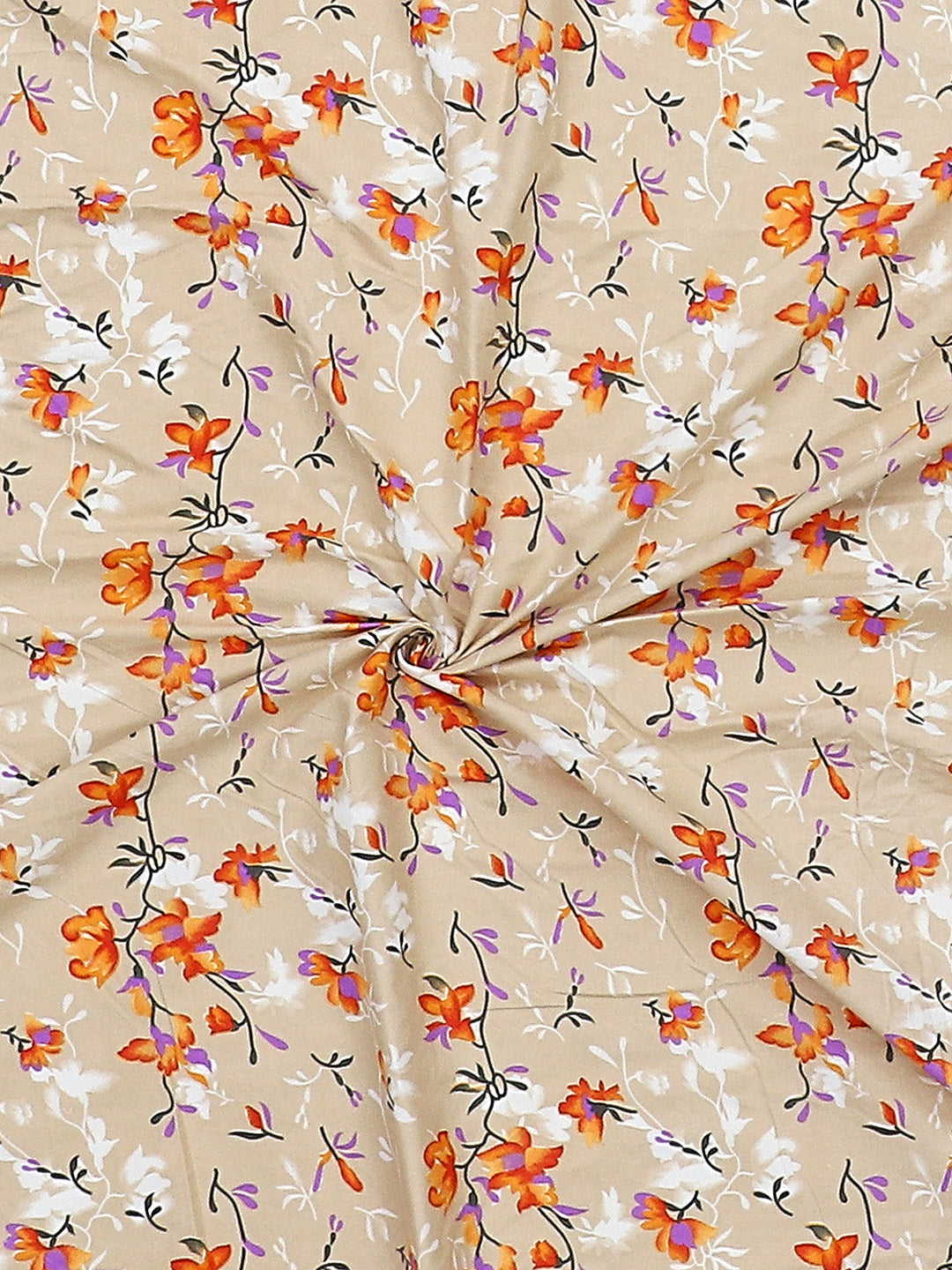130 GSM Polyester Double Bed Bedsheet with 2 Pillow Covers