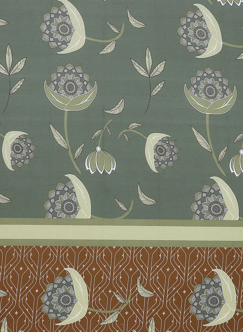 144TC Pure Cotton Single Bedsheet with 1 Pillow Covers