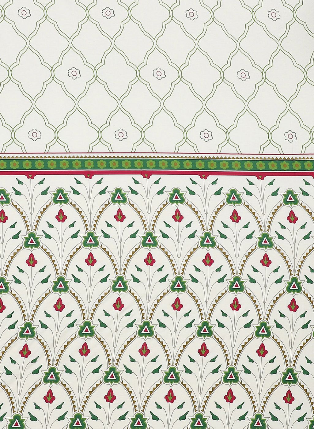 144TC Pure Cotton Single Bedsheet with 1 Pillow Covers