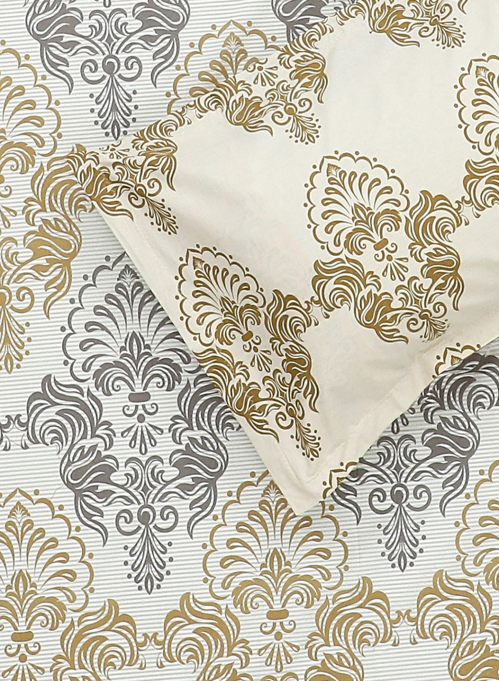 144TC Pure Cotton Single Bedsheet with 1 Pillow Covers