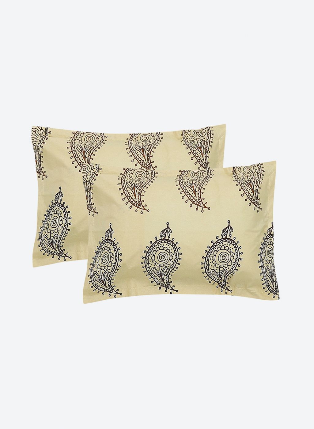 144TC Pure Cotton King Bedsheet with 2 Pillow Covers