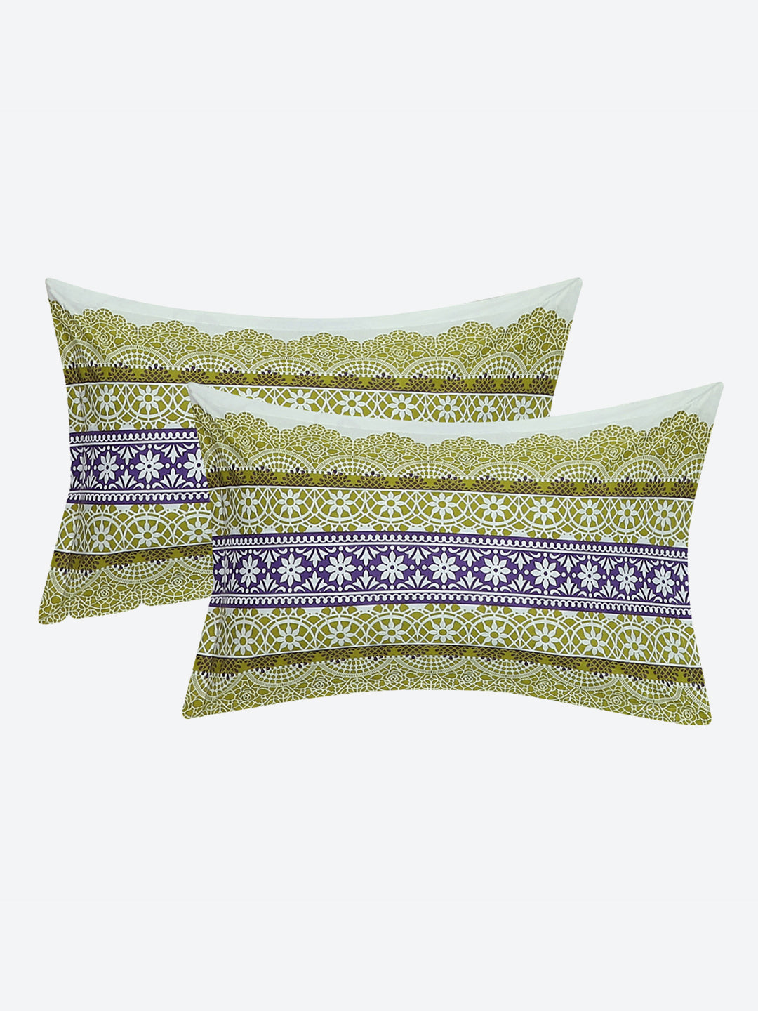 MOCA by Monte Carlo 104 TC Cotton Double Bedsheet with 2 Pillow Covers