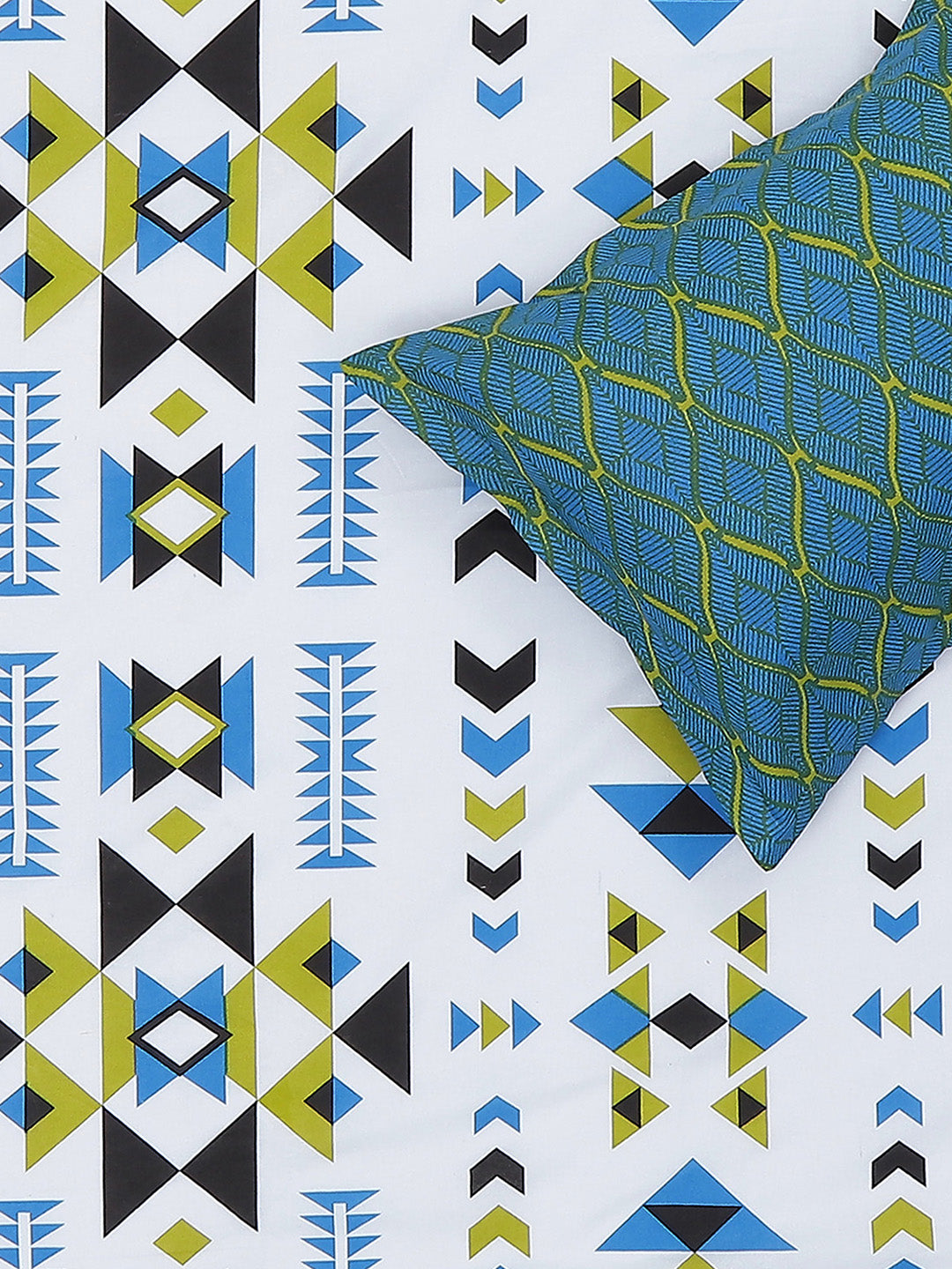 MOCA by Monte Carlo 104 TC Cotton Double Bedsheet with 2 Pillow Covers