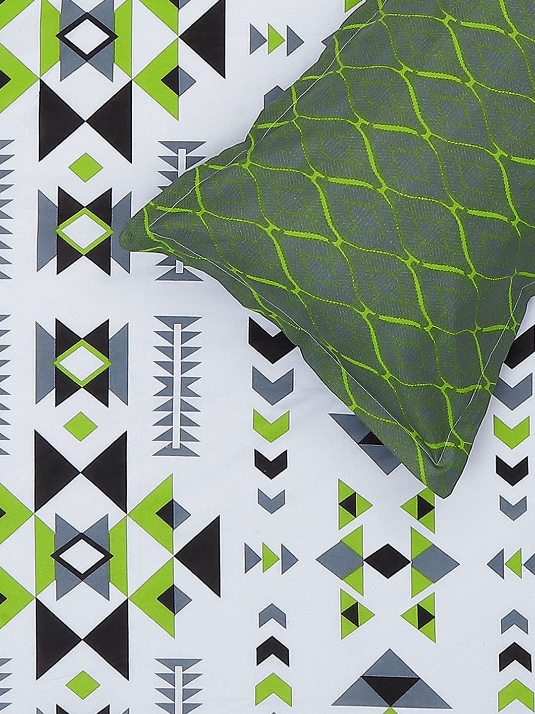 MOCA by Monte Carlo 104 TC Cotton Double Bedsheet with 2 Pillow Covers