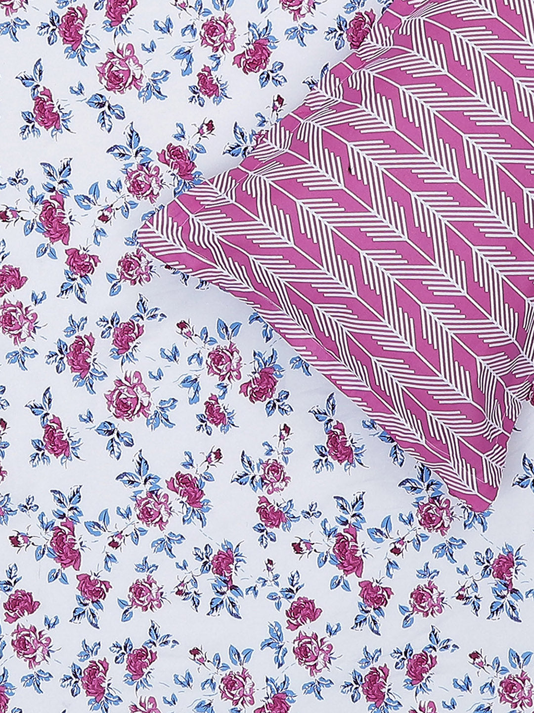 MOCA by Monte Carlo 104 TC Cotton Double Bedsheet with 2 Pillow Covers