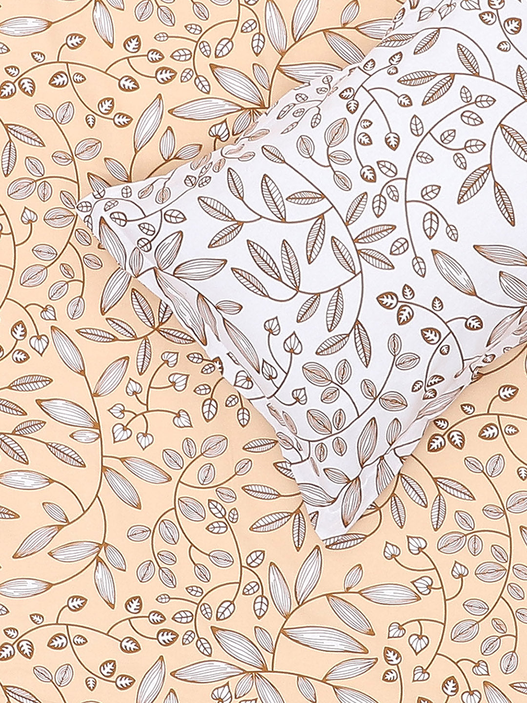 MOCA by Monte Carlo 104 TC Cotton Double Bedsheet with 2 Pillow Covers