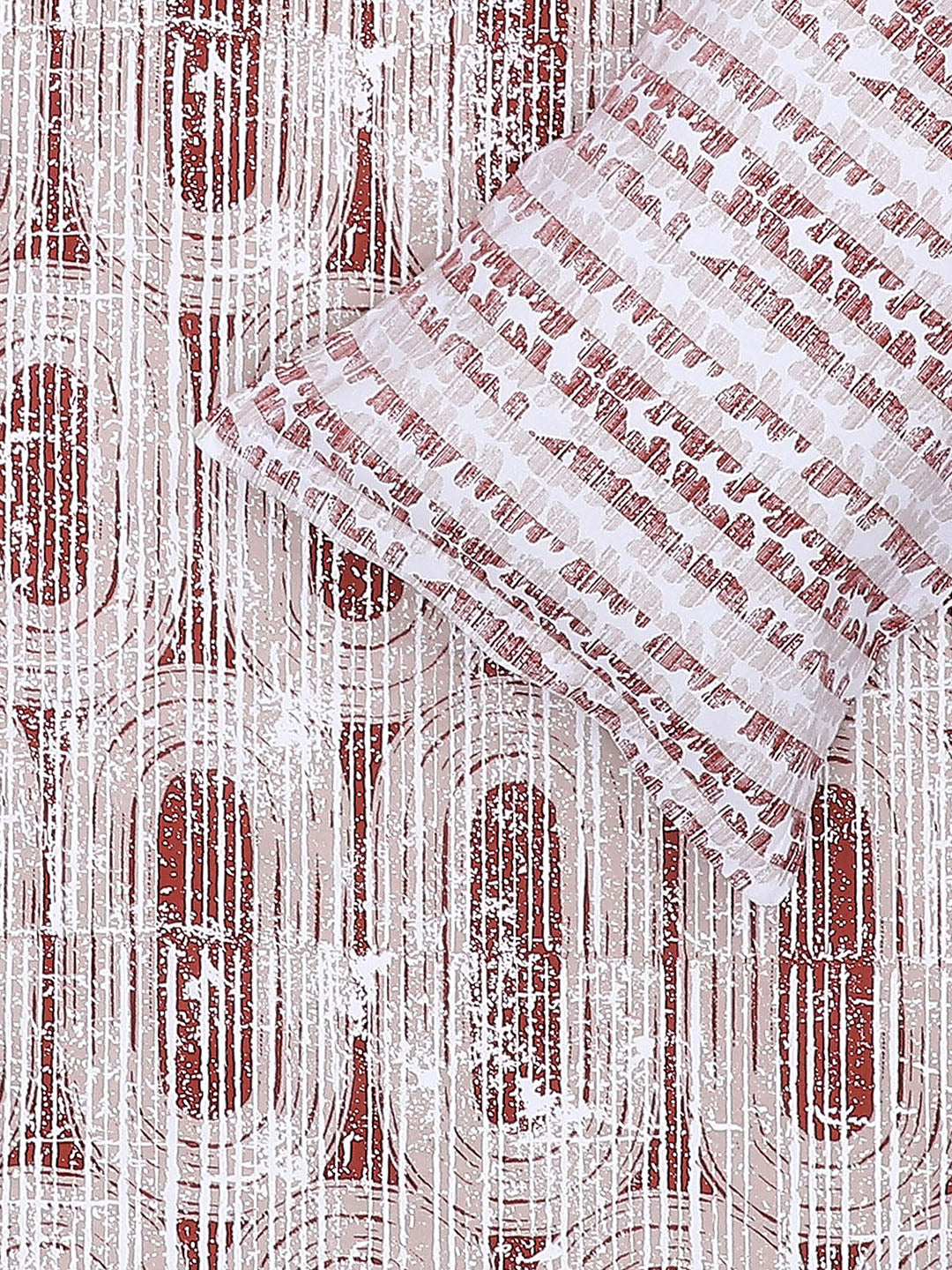 MOCA by Monte Carlo 104 TC Cotton Double Bedsheet with 2 Pillow Covers