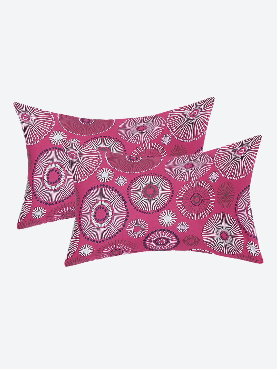 MOCA by Monte Carlo 104 GSM Cotton Double Bedsheet With 2 Pillow Covers