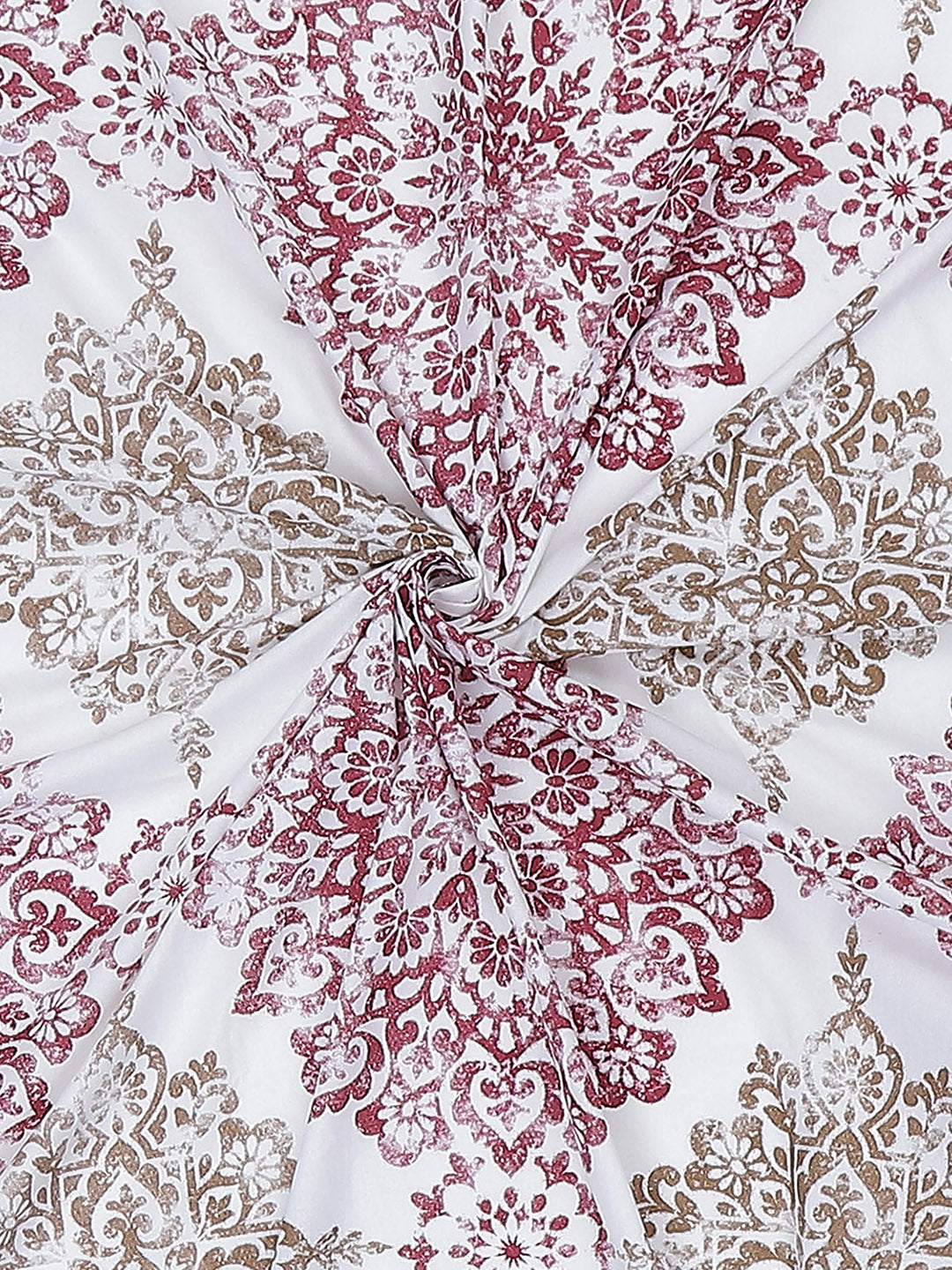 MOCA by Monte Carlo 104 GSM Cotton Double Bedsheet With 2 Pillow Covers