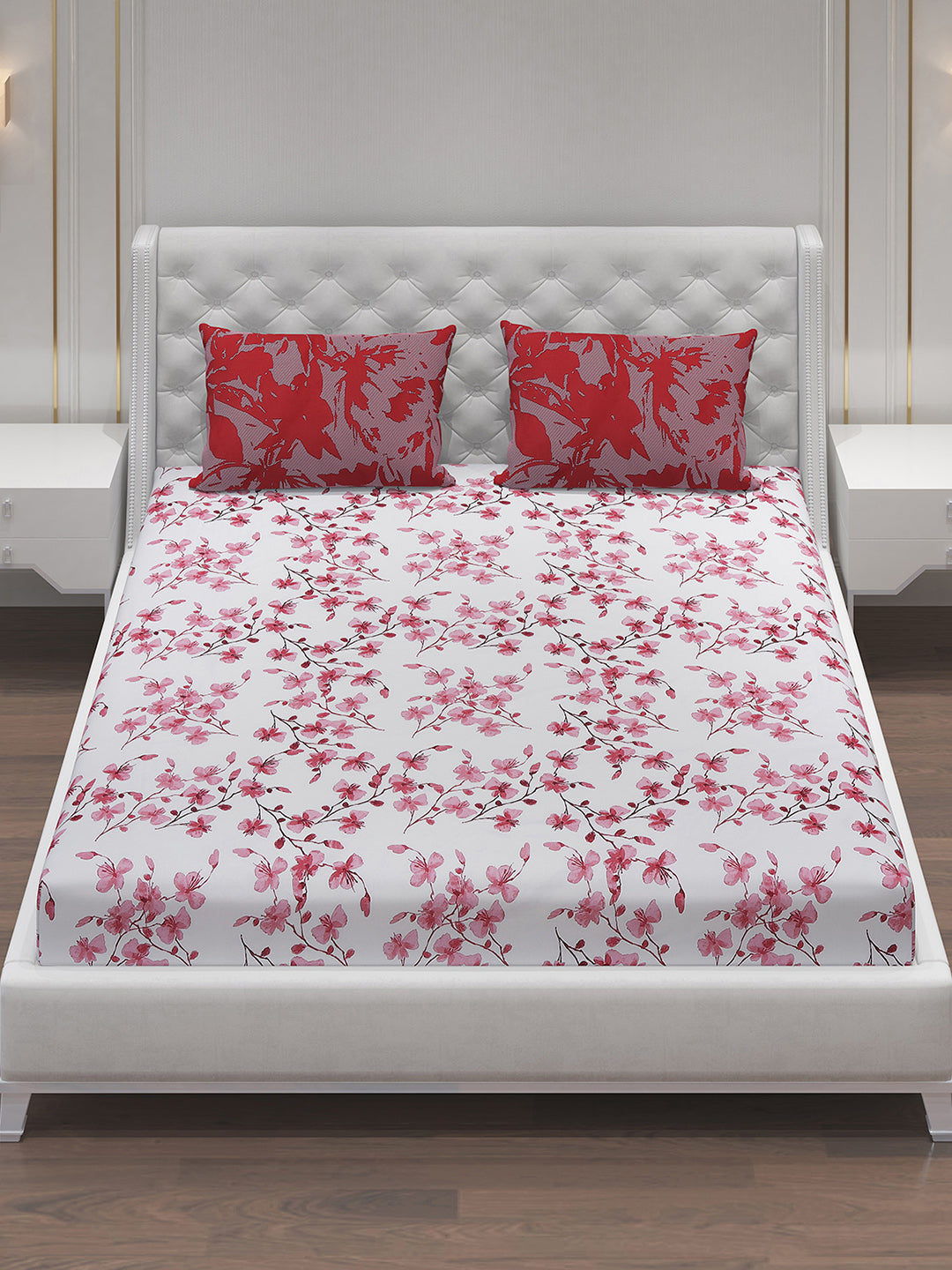 MOCA by Monte Carlo 104 GSM Cotton Double Bedsheet (2 Pcs Set)