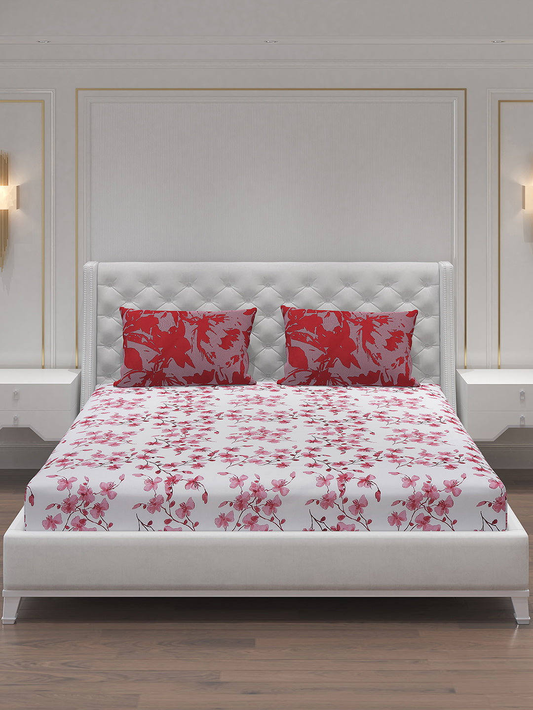 MOCA by Monte Carlo 104 GSM Cotton Double Bedsheet (2 Pcs Set)