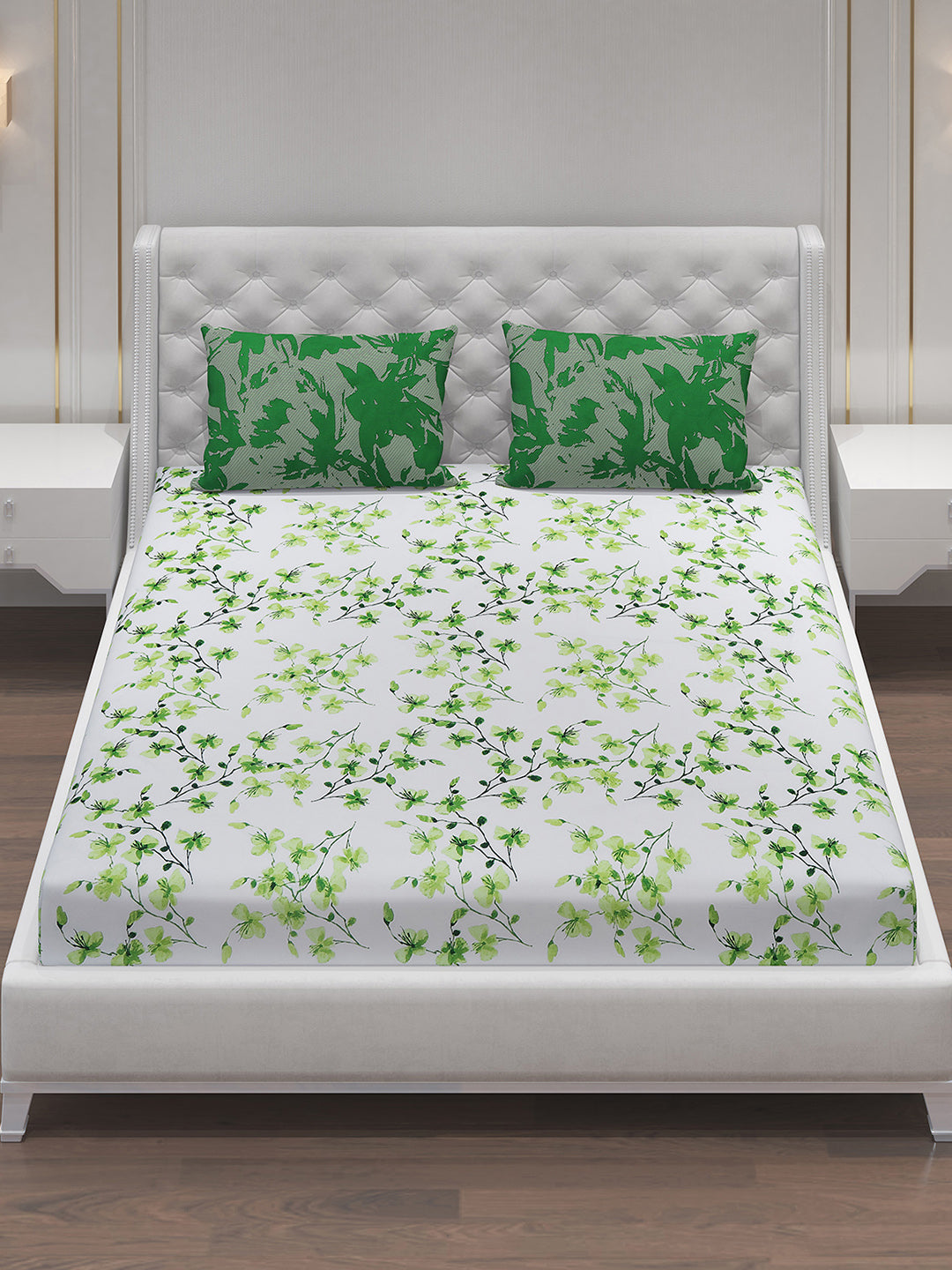 MOCA by Monte Carlo 104 GSM Cotton Double Bedsheet (2 Pcs Set)