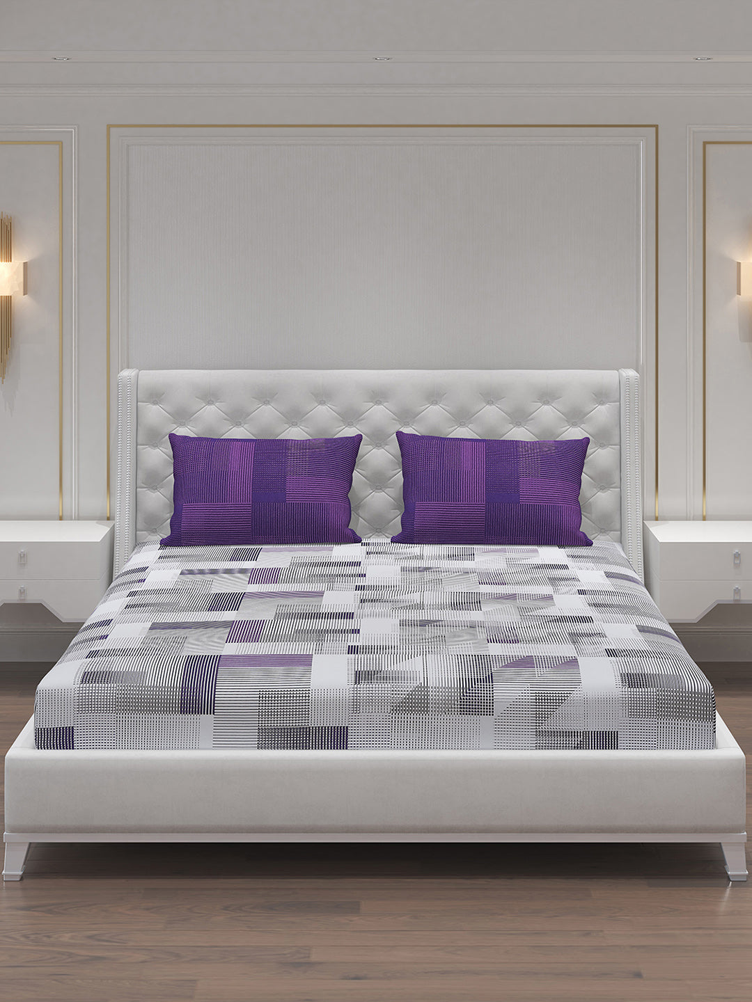 MOCA by Monte Carlo 104 GSM Cotton Double Bedsheet (2 Pcs Set)