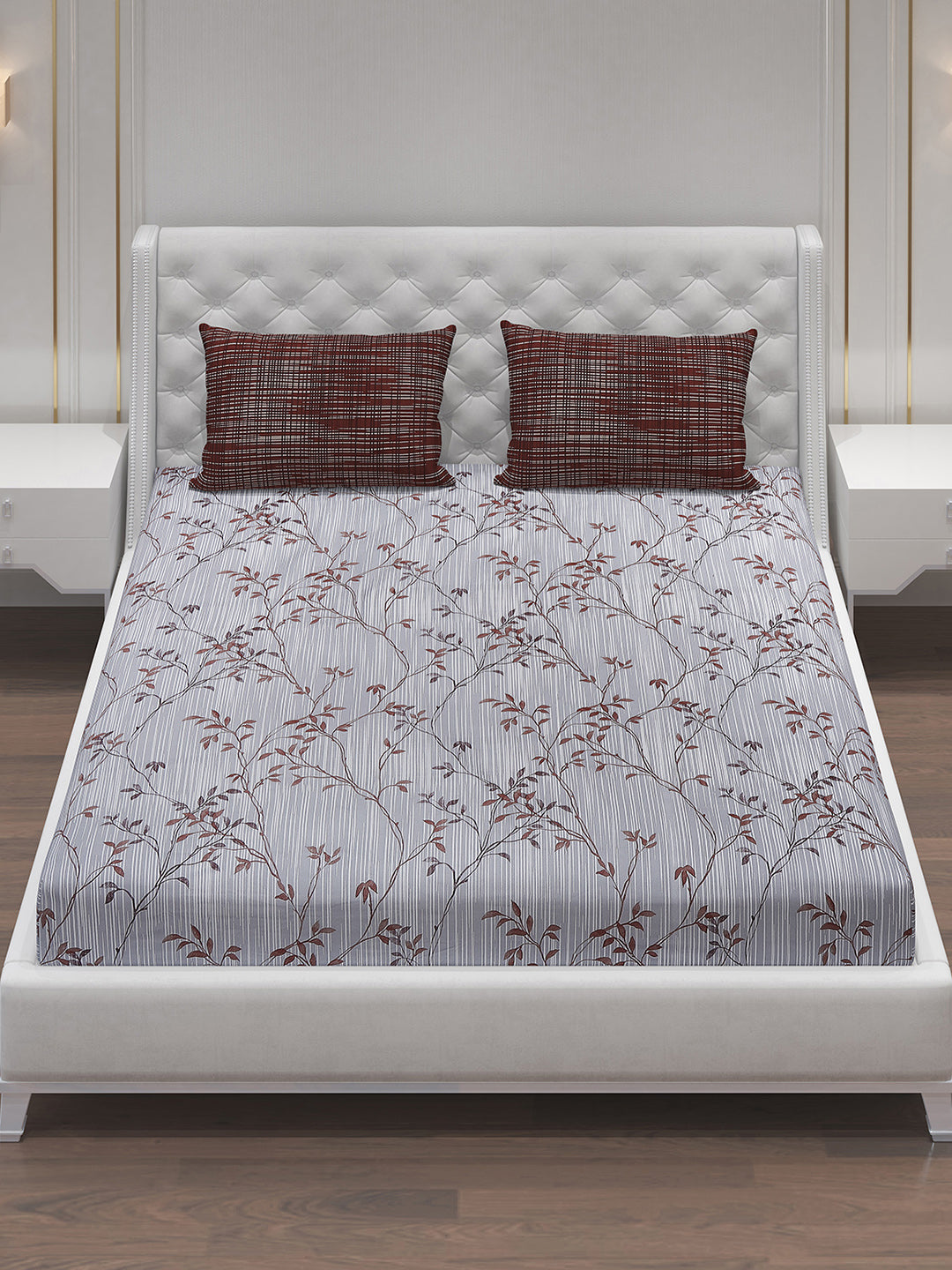 MOCA by Monte Carlo 104 GSM Cotton Double Bedsheet (2 Pcs Set)