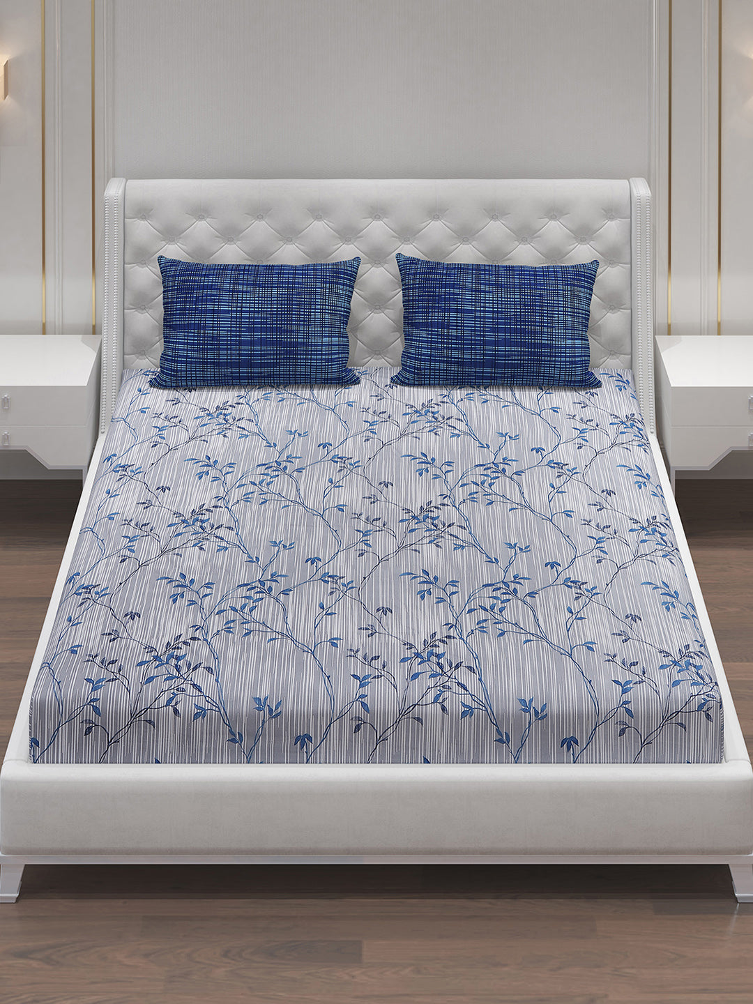 MOCA by Monte Carlo 104 GSM Cotton Double Bedsheet (2 Pcs Set)