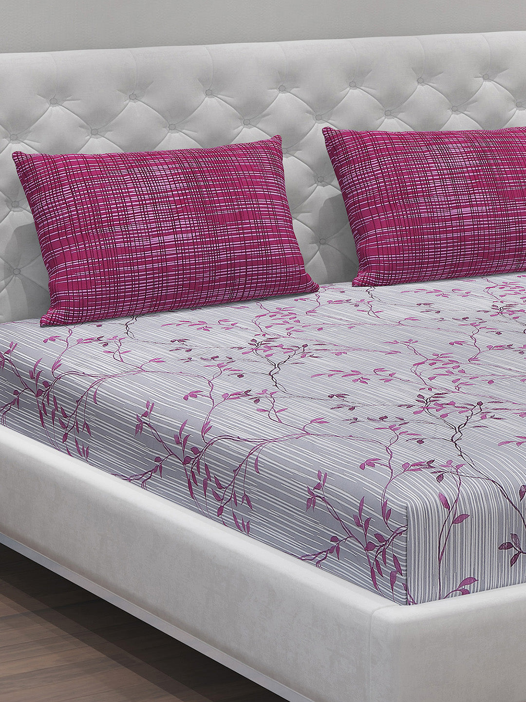 MOCA by Monte Carlo 104 GSM Cotton Double Bedsheet (2 Pcs Set)