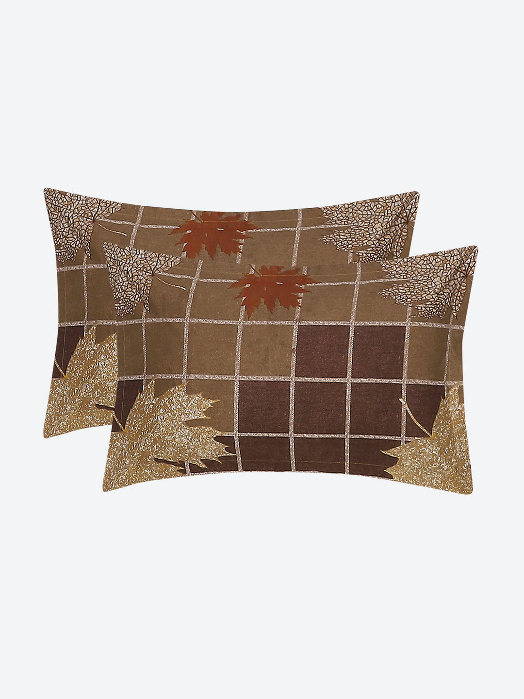 120 GSM Polyester Double Bed Bedsheet with 2 Pillow Covers - Updated - Updated