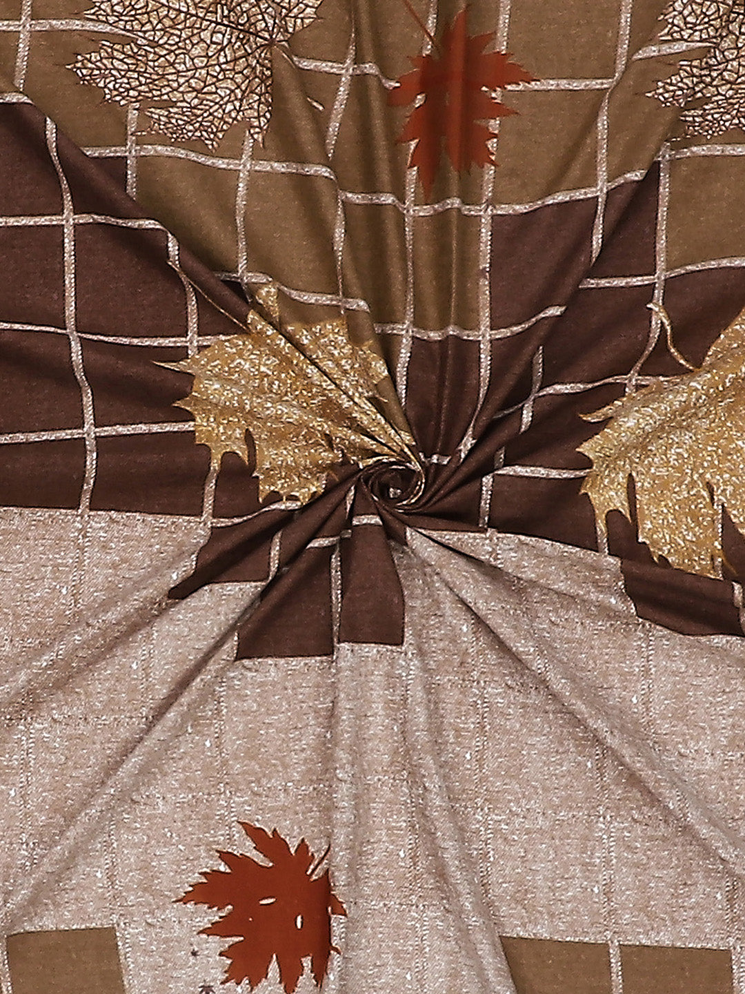 120 GSM Polyester Double Bed Bedsheet with 2 Pillow Covers - Updated - Updated