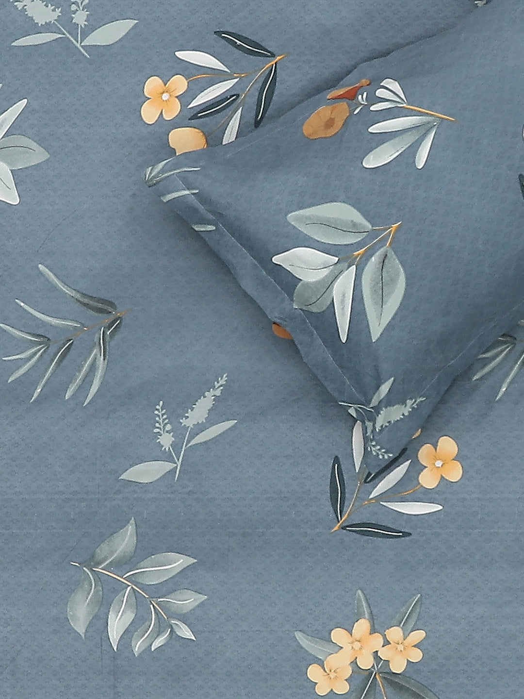 120 GSM Polyester Double Bed Bedsheet with 2 Pillow Covers - Updated - Updated