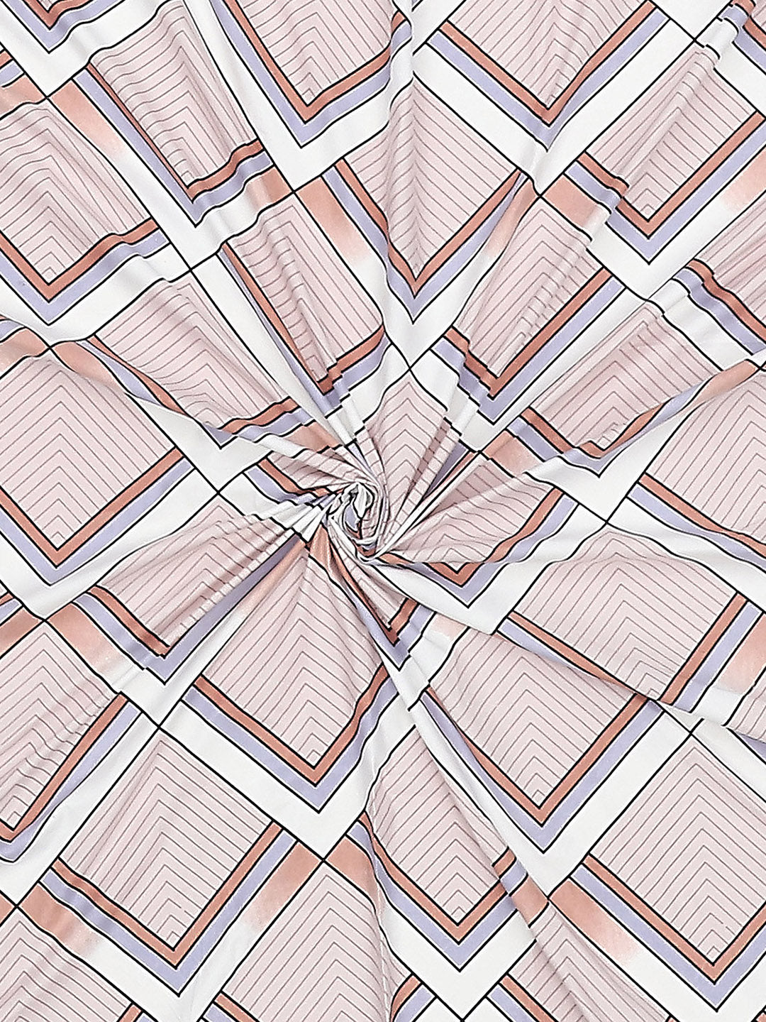 130 GSM Polyester Double Bed Bedsheet with 2 Pillow Covers