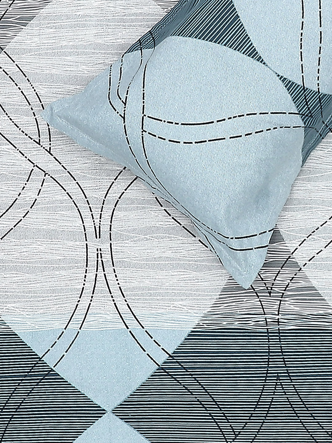 120 GSM Polyester Double Bed Bedsheet with 2 Pillow Covers - Updated - Updated