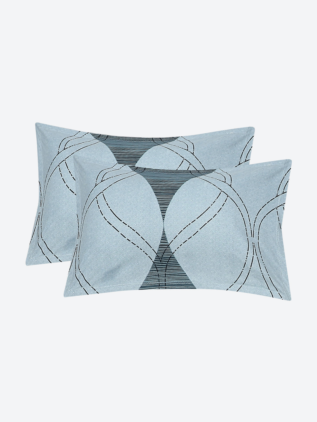 120 GSM Polyester Double Bed Bedsheet with 2 Pillow Covers - Updated - Updated