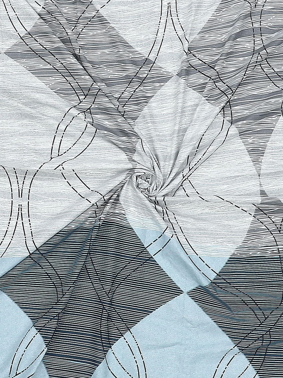 120 GSM Polyester Double Bed Bedsheet with 2 Pillow Covers - Updated - Updated