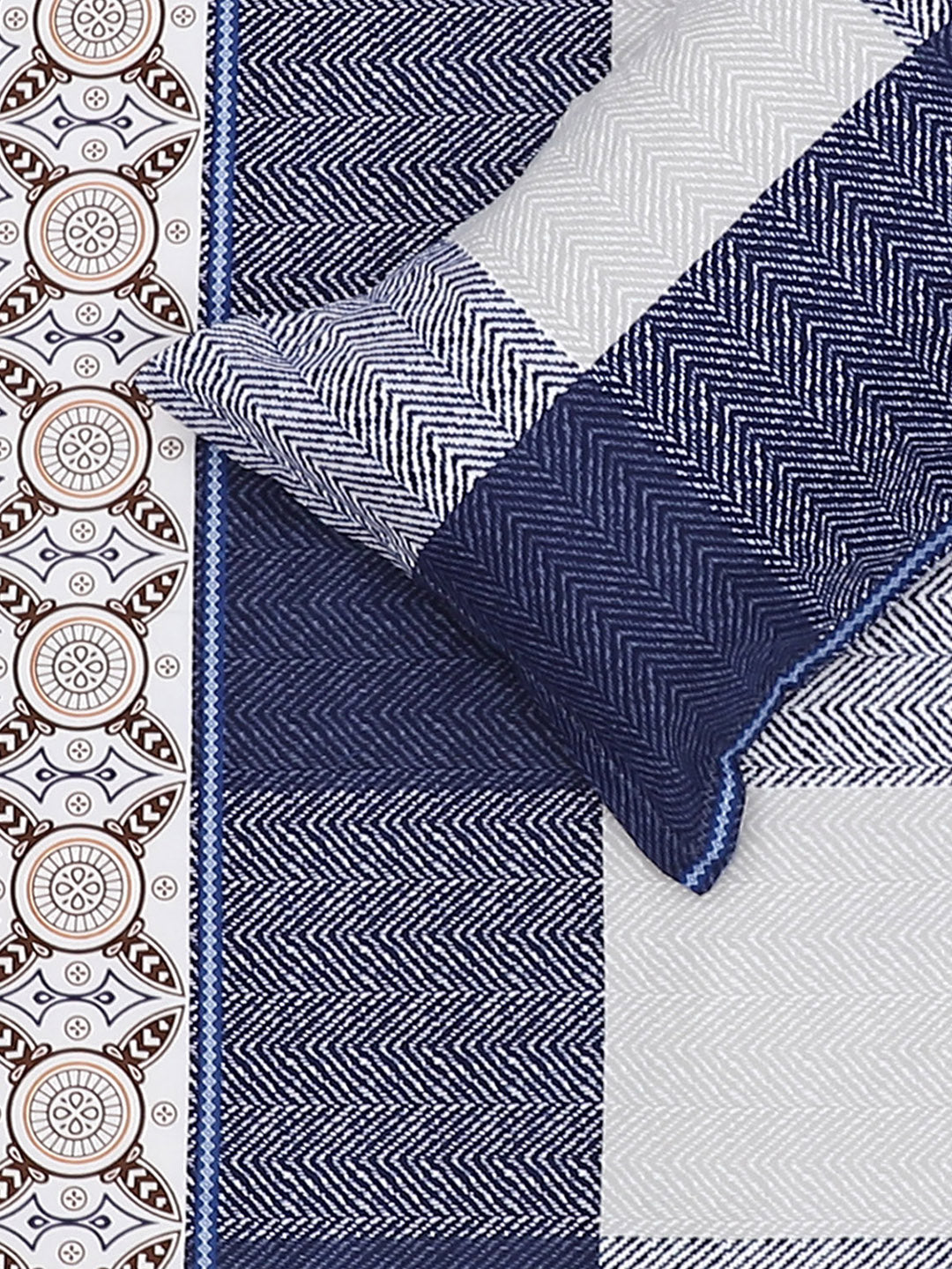 120 GSM Polyester Double Bed Bedsheet with 2 Pillow Covers - Updated - Updated