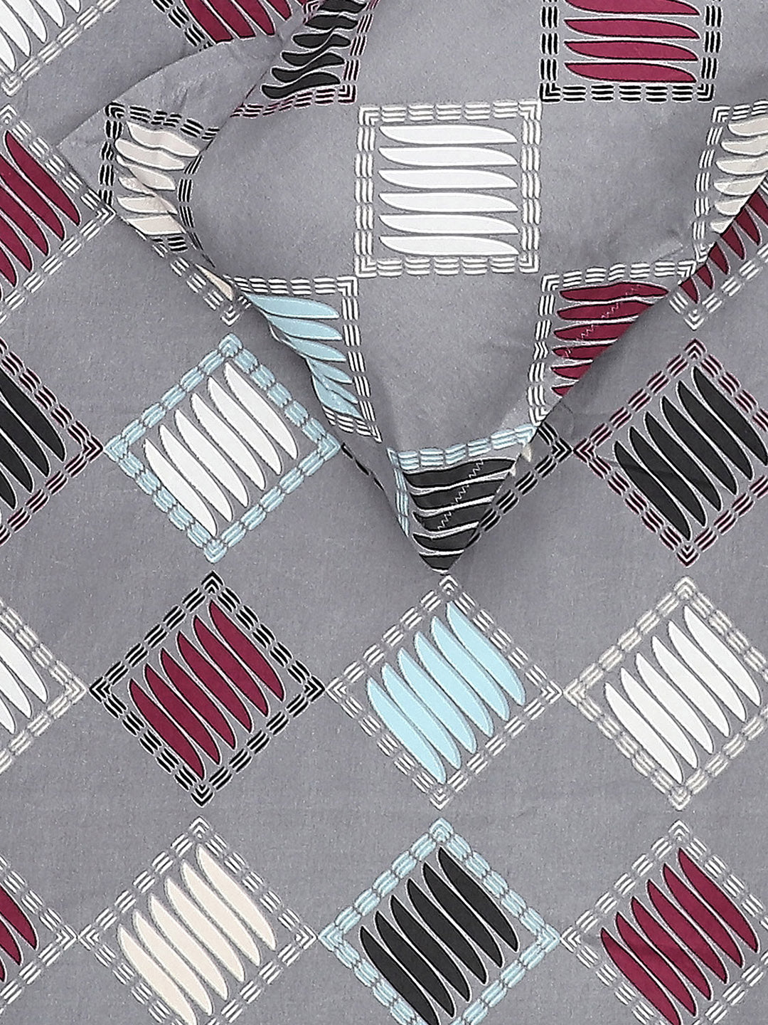 120 GSM Polyester Double Bed Bedsheet with 2 Pillow Covers - Updated - Updated