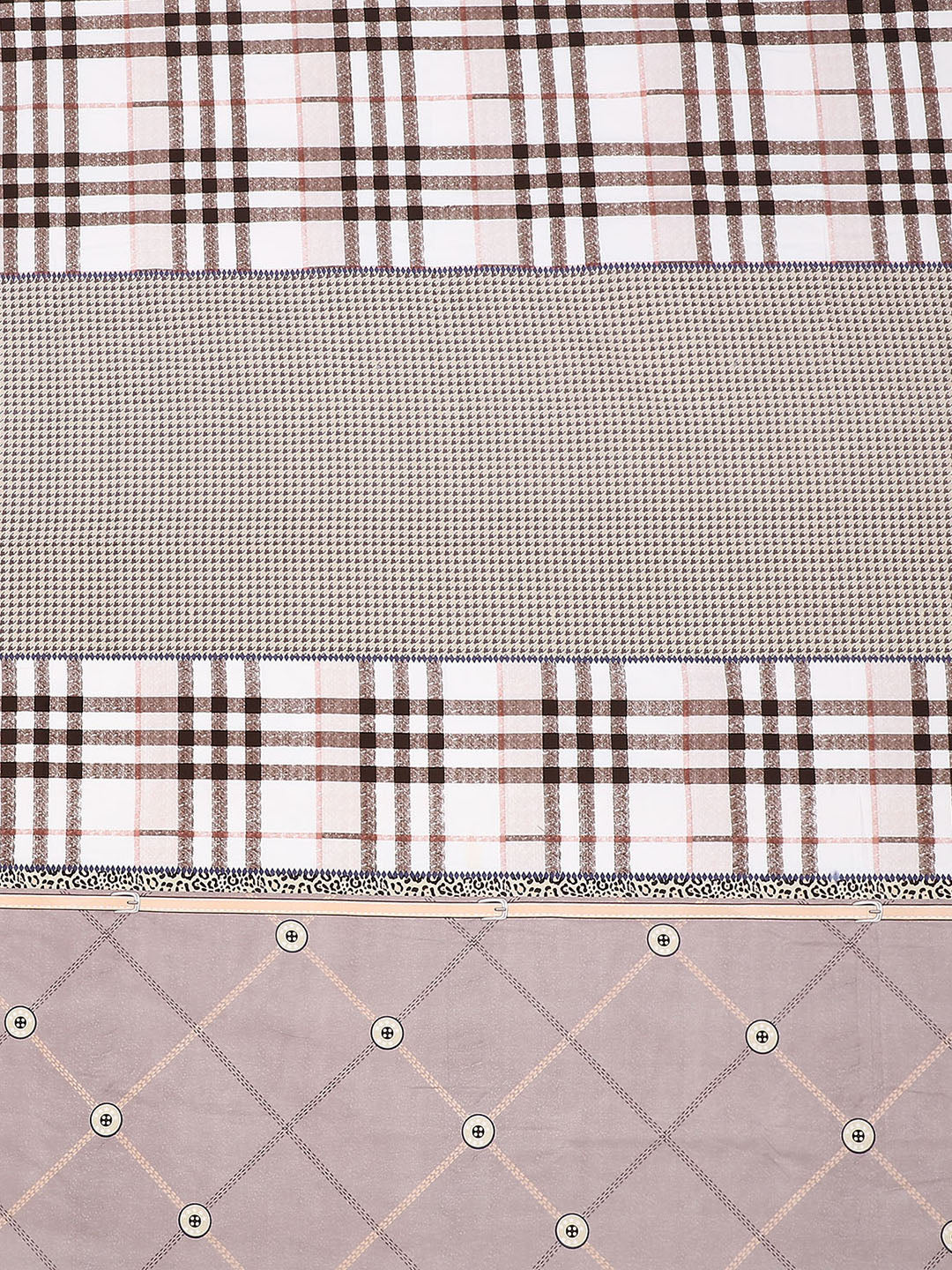 120 GSM Polyester Double Bed Bedsheet with 2 Pillow Covers - Updated - Updated