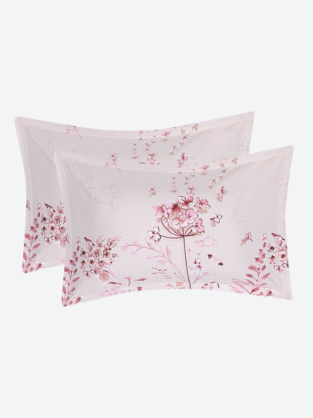 120 GSM Polyester Double Bed Bedsheet with 2 Pillow Covers - Updated - Updated