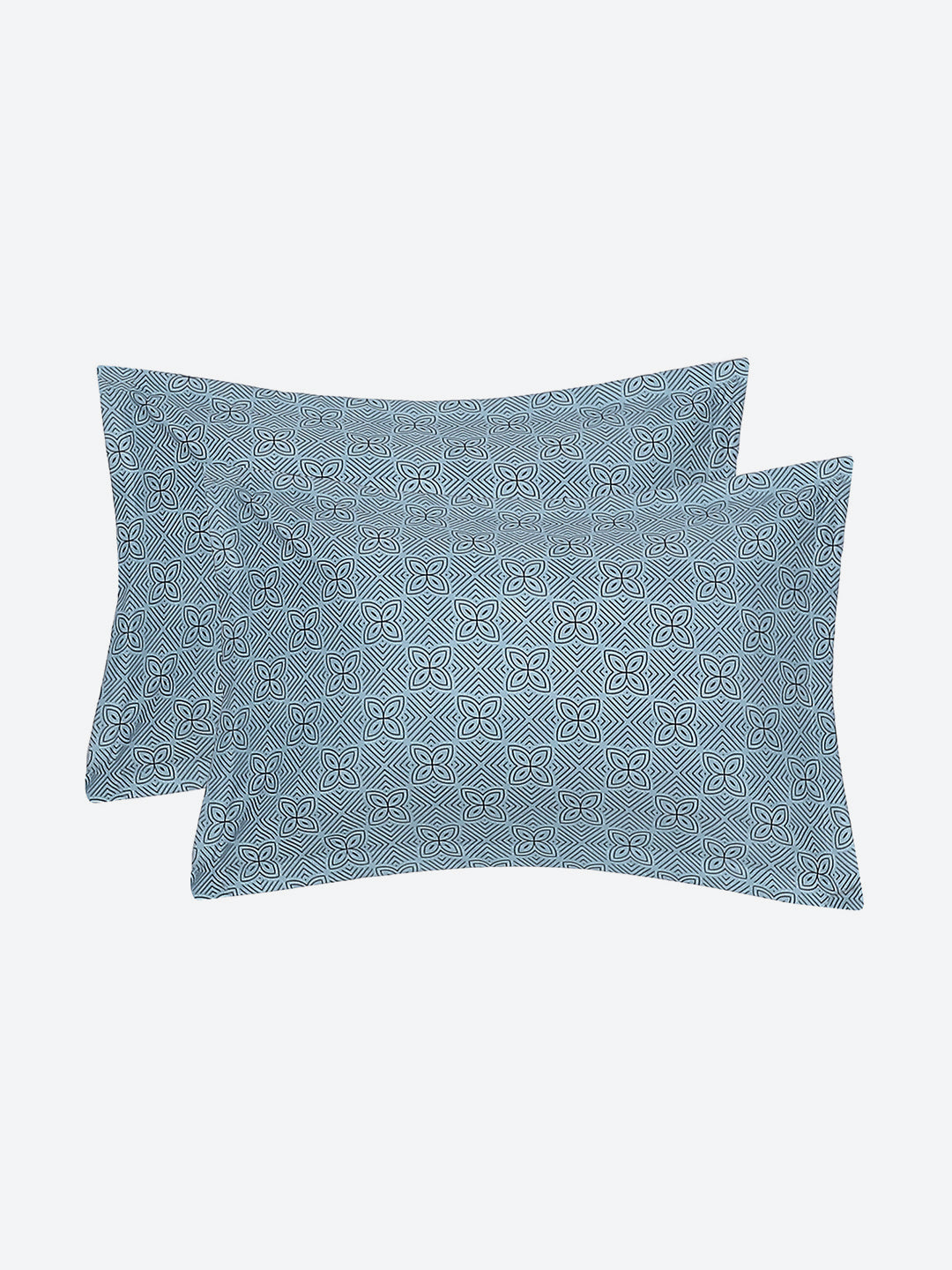 120 GSM Polyester Double Bed Bedsheet with 2 Pillow Covers - Updated - Updated