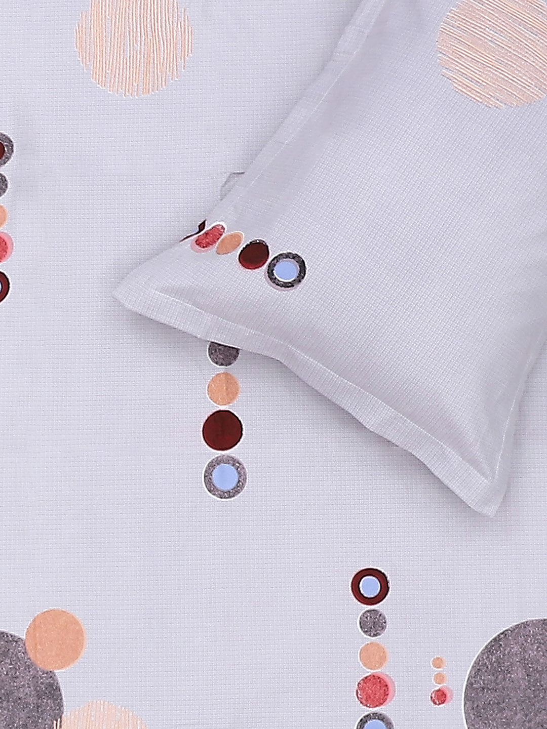 120 GSM Polyester Double Bed Bedsheet with 2 Pillow Covers - Updated - Updated