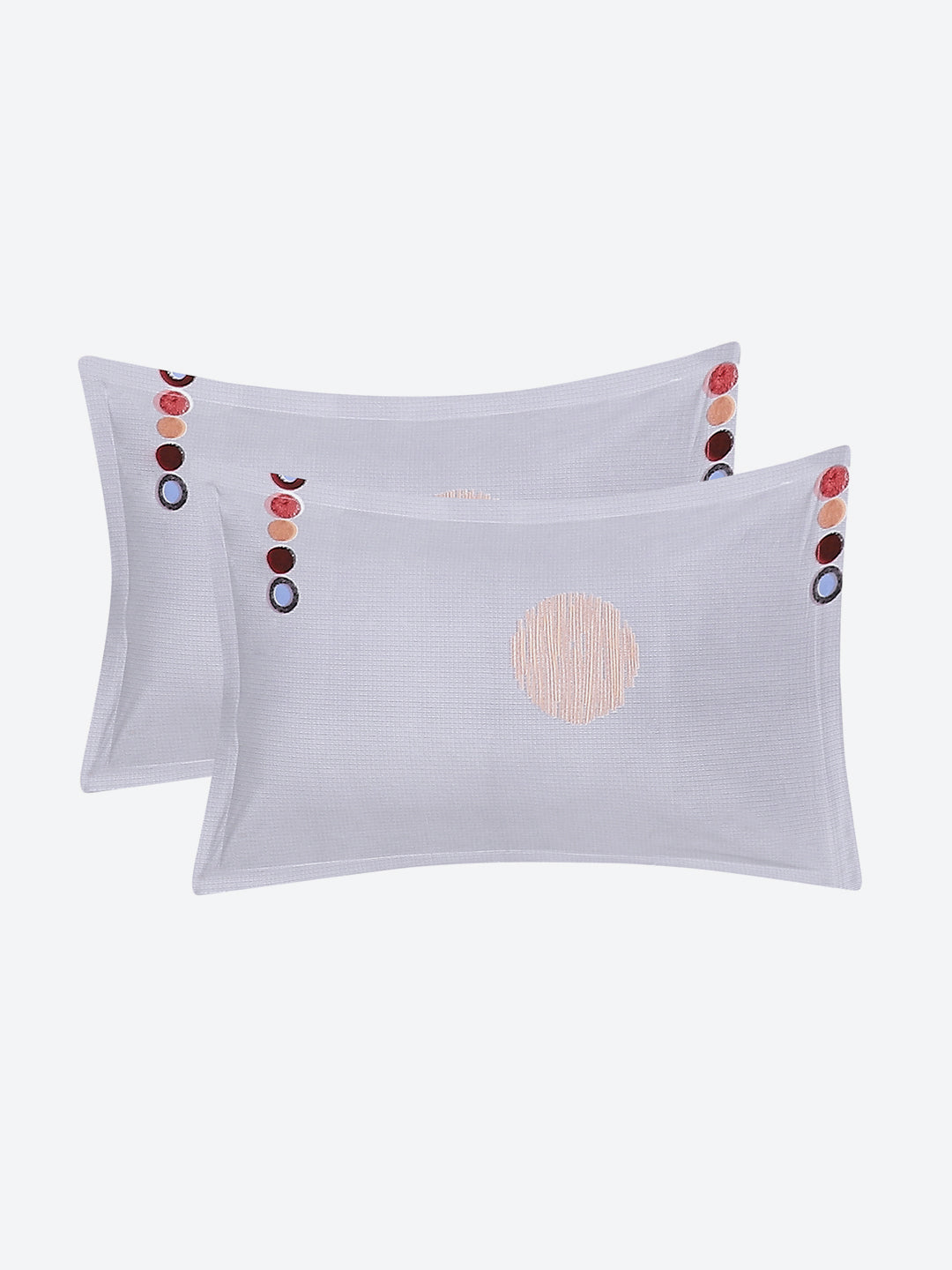 120 GSM Polyester Double Bed Bedsheet with 2 Pillow Covers - Updated - Updated