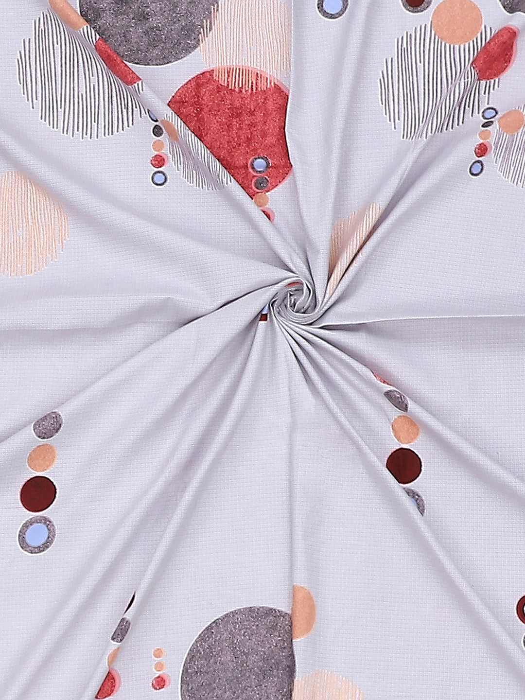 120 GSM Polyester Double Bed Bedsheet with 2 Pillow Covers - Updated - Updated