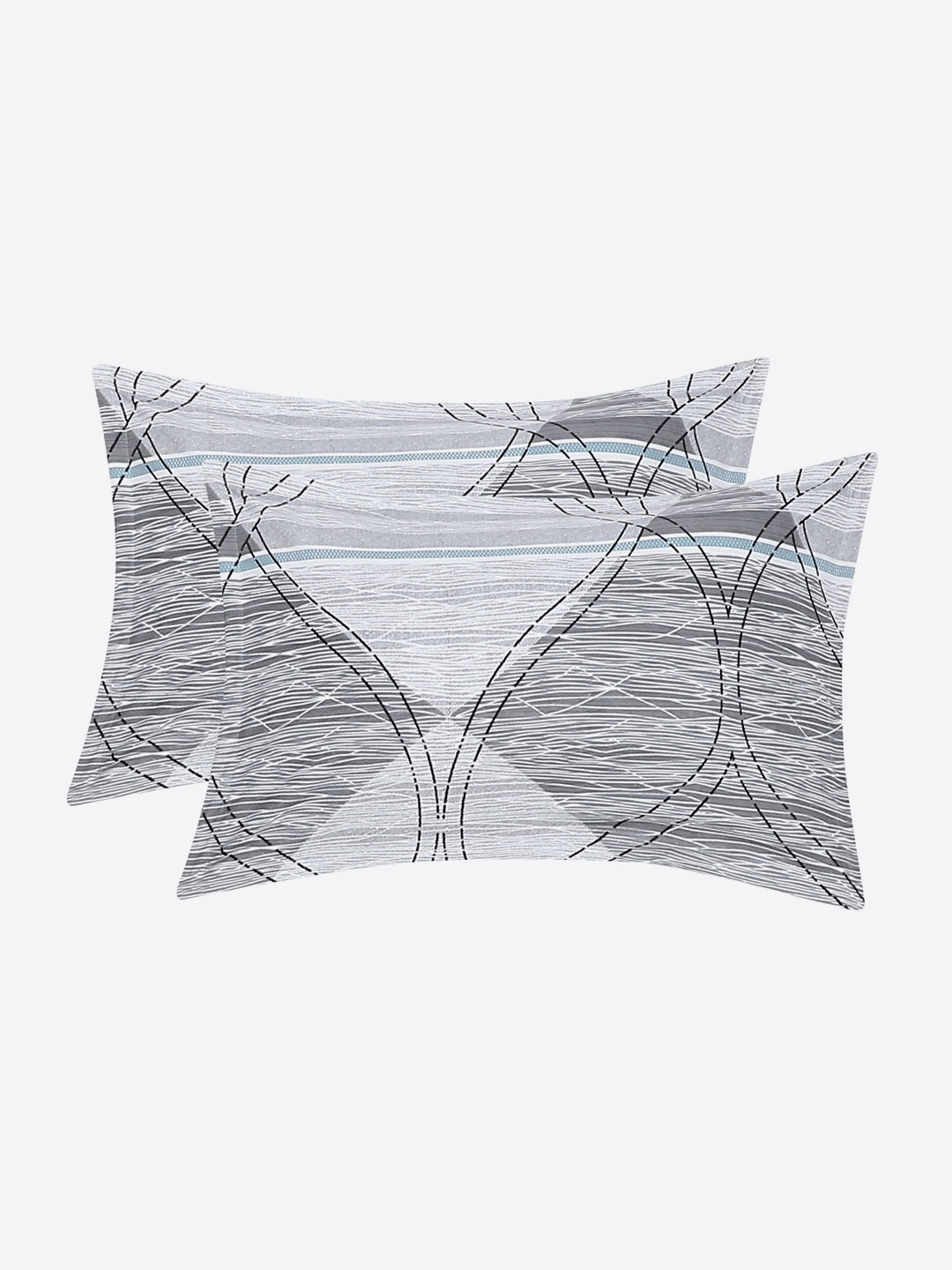 120 GSM Polyester Double Bed Bedsheet with 2 Pillow Covers - Updated - Updated