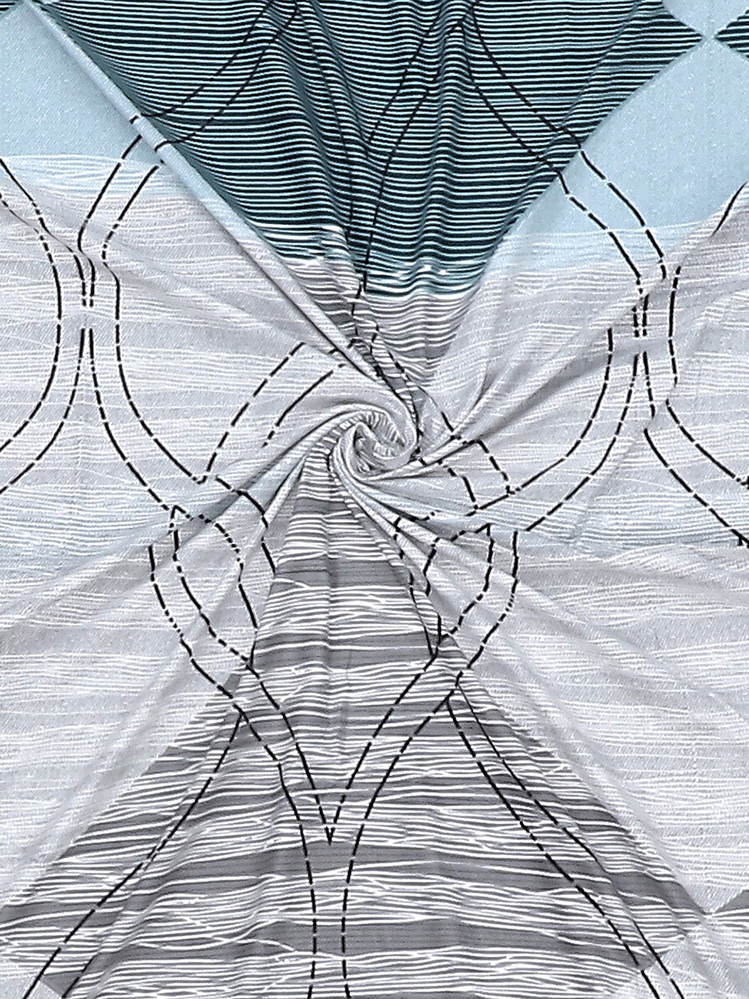 120 GSM Polyester Double Bed Bedsheet with 2 Pillow Covers - Updated - Updated