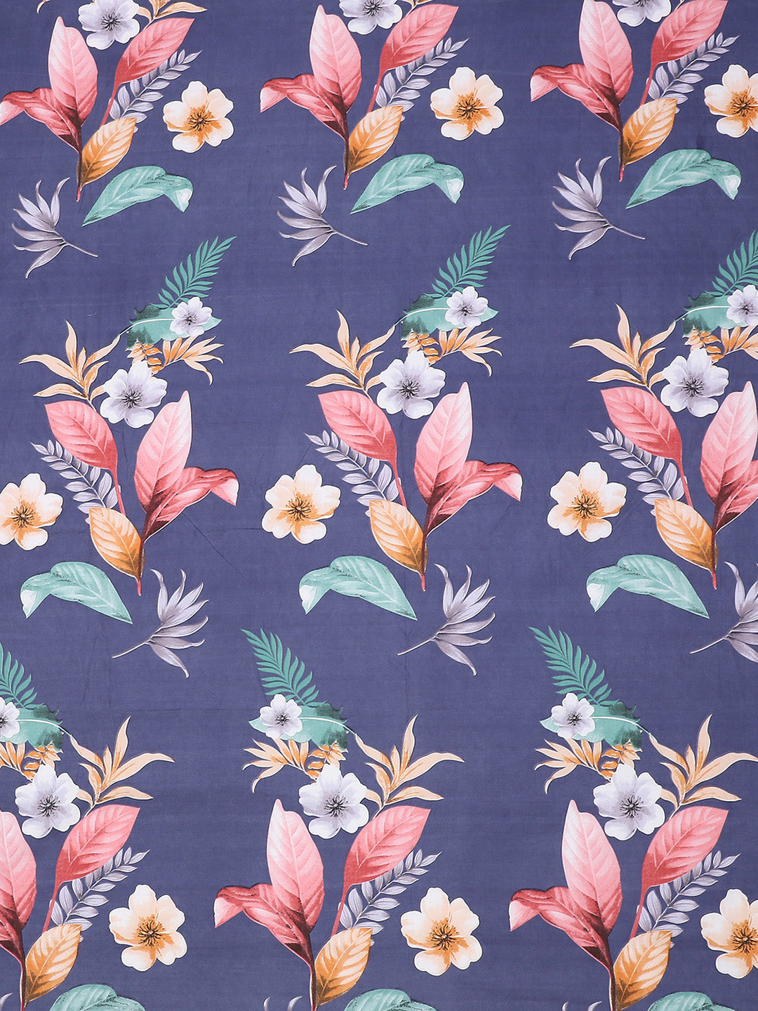 120 GSM Polyester Double Bed Bedsheet with 2 Pillow Covers - Updated - Updated