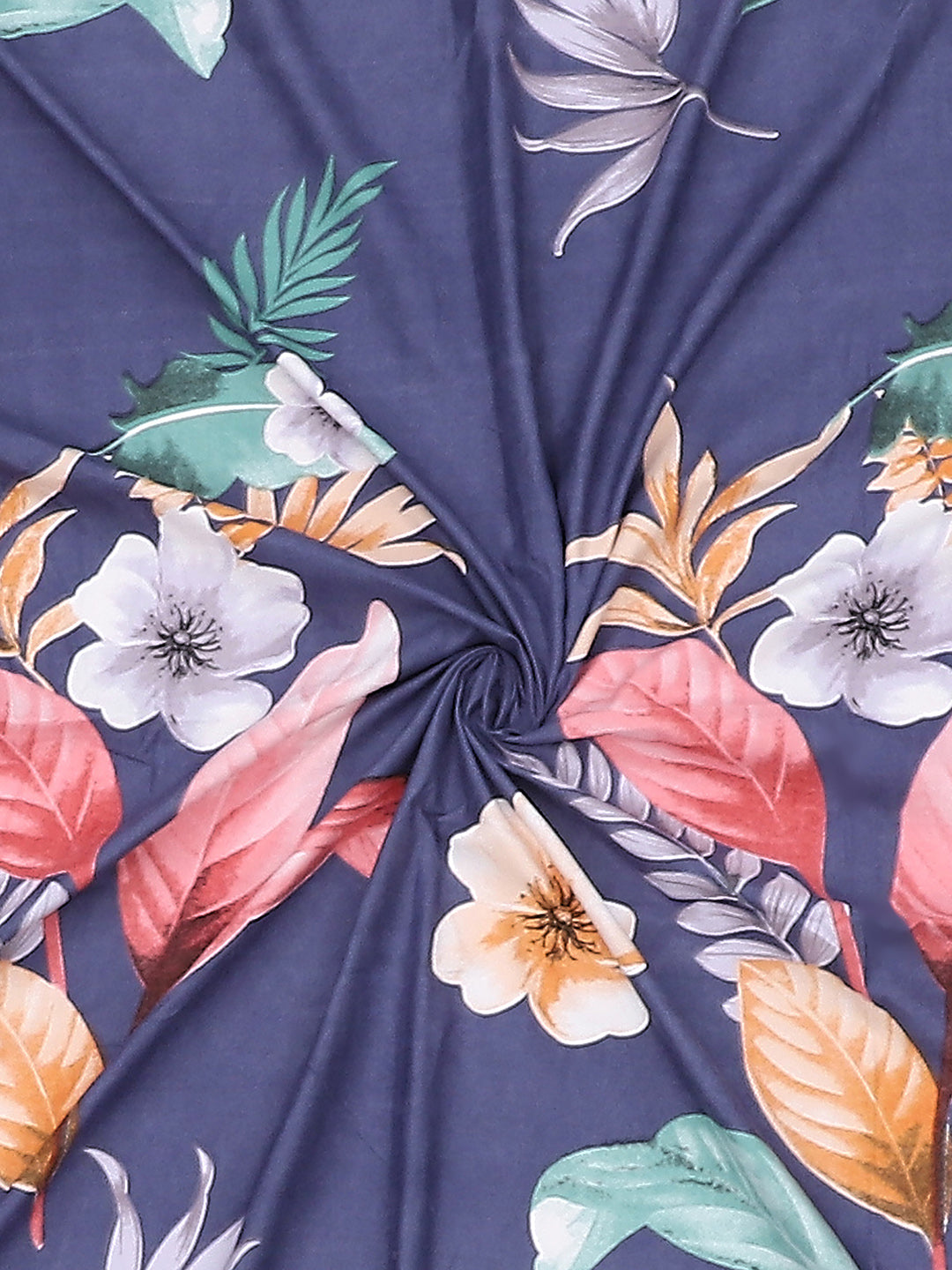 120 GSM Polyester Double Bed Bedsheet with 2 Pillow Covers - Updated - Updated