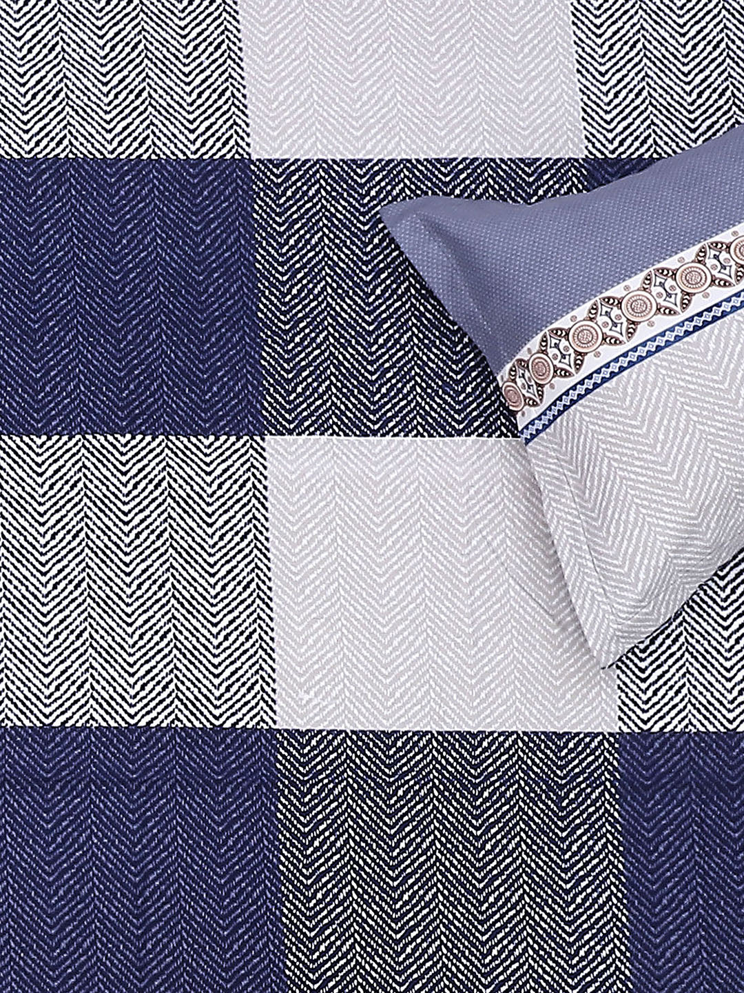 120 GSM Polyester Double Bed Bedsheet with 2 Pillow Covers - Updated - Updated