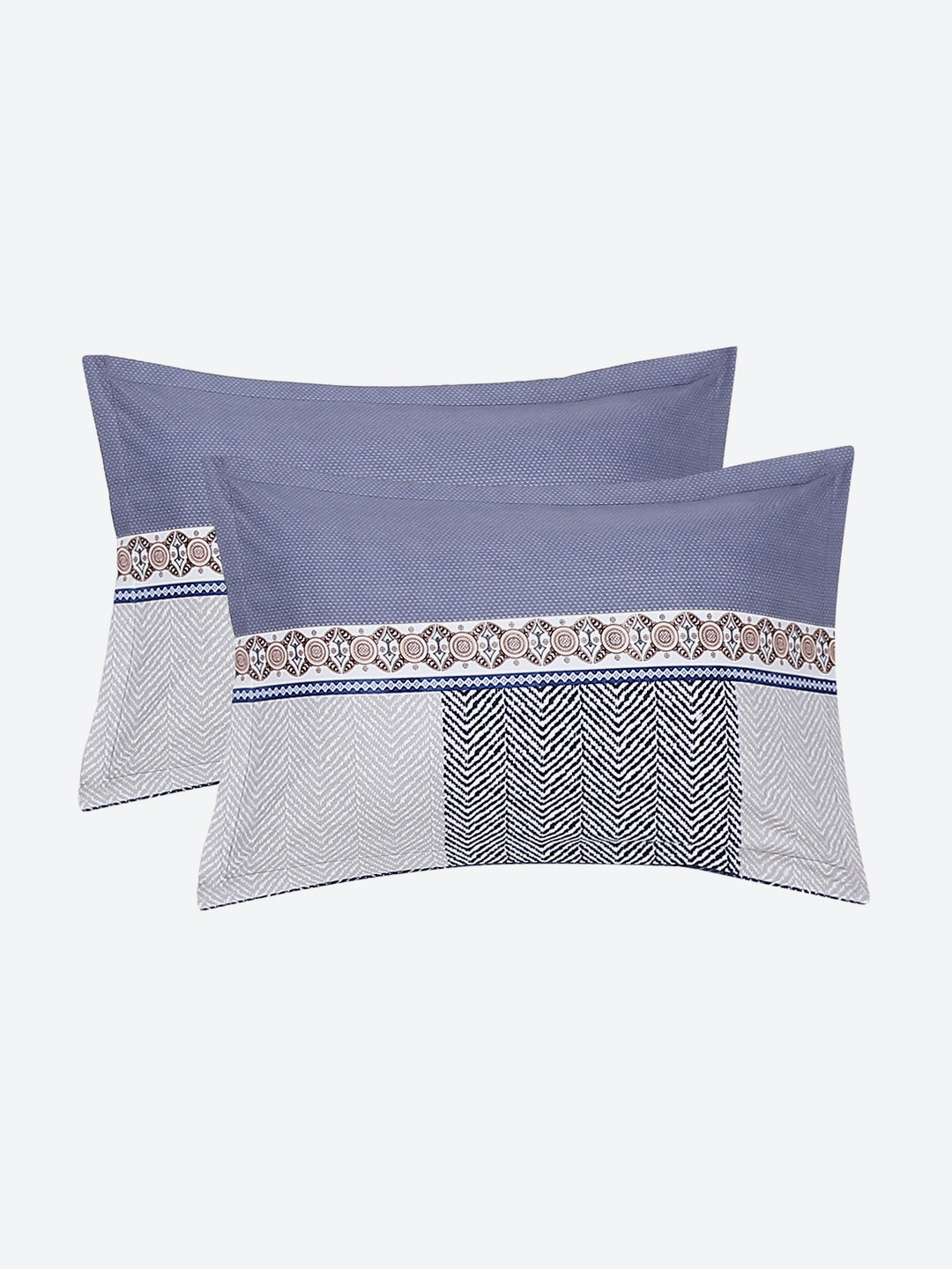 120 GSM Polyester Double Bed Bedsheet with 2 Pillow Covers - Updated - Updated