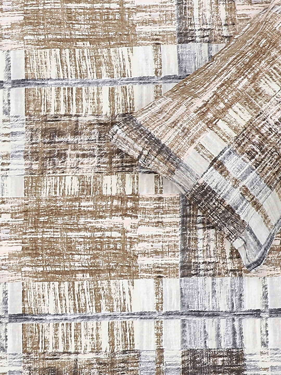 120 GSM Polyester Double Bed Bedsheet with 2 Pillow Covers - Updated - Updated